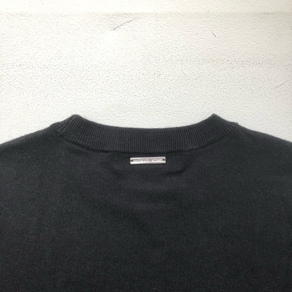 Michael Kors Studded Long Sleeve Sweater Dress - Picture 7 of 8